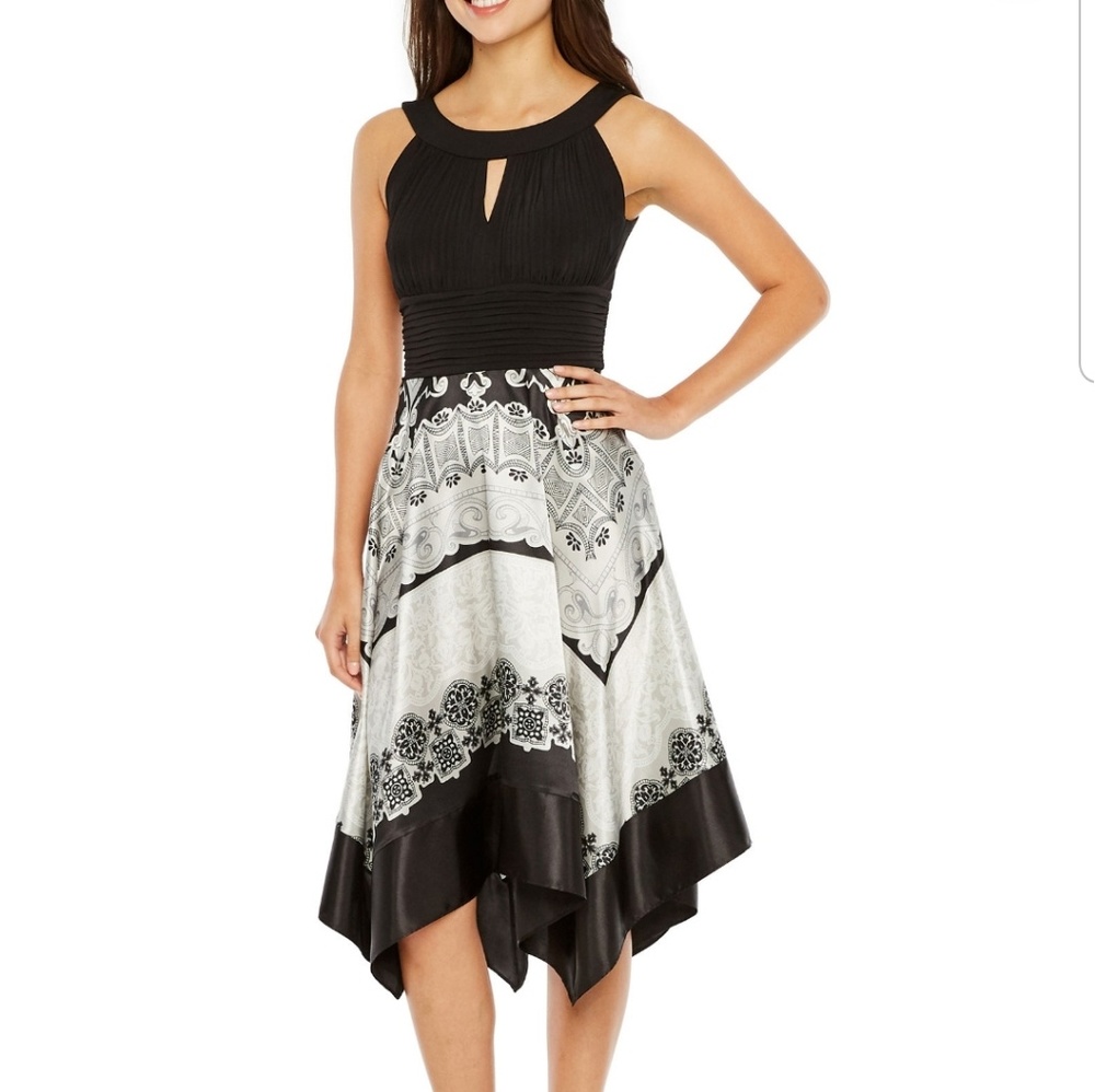Melrose Sleeveless Abstract A-line dress